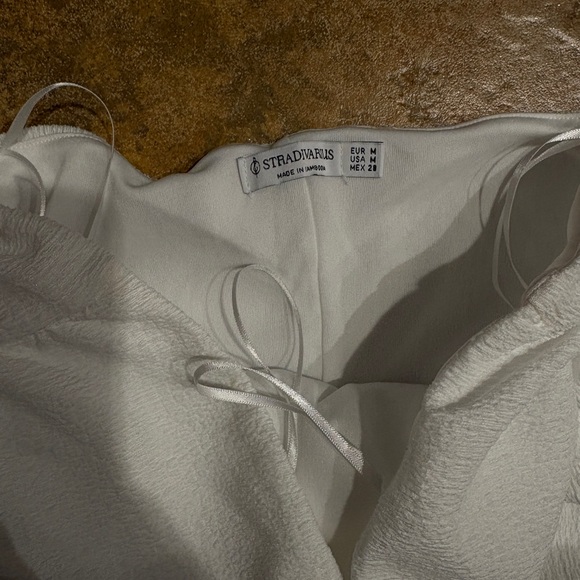 stradivarius Cream Strapless Maxi Dress - Picture 2 of 3